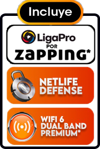 Incluye 3 licencias Netlife defense